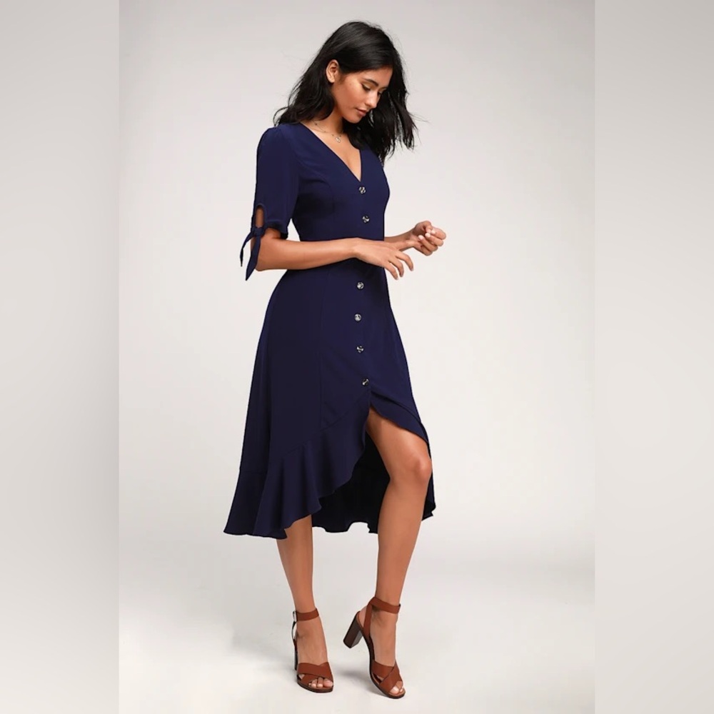 Lulu's Navy Blue dress size xs